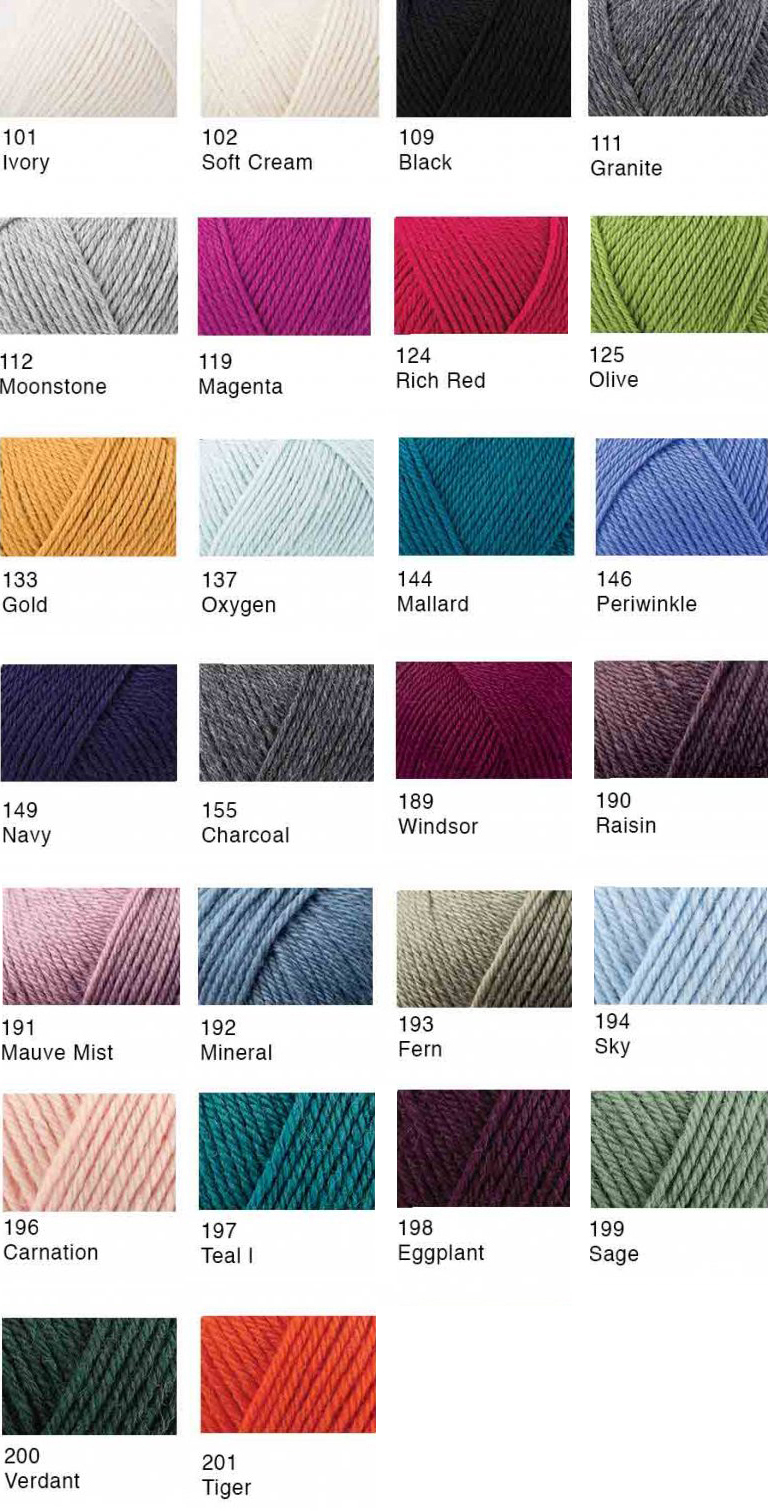 Rowan Pure Wool Superwash Worsted de afstap
