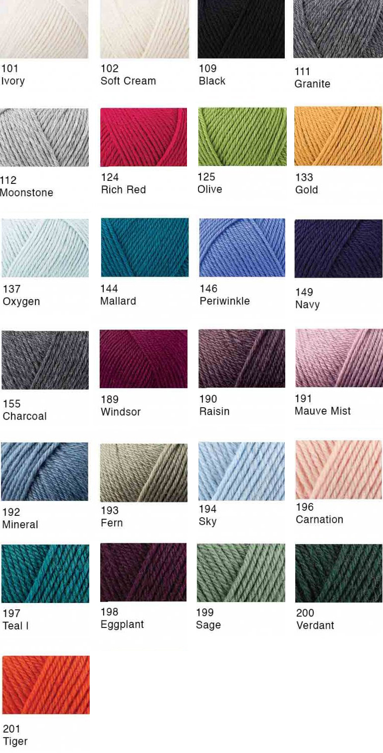 Rowan Pure Wool Superwash Worsted de afstap