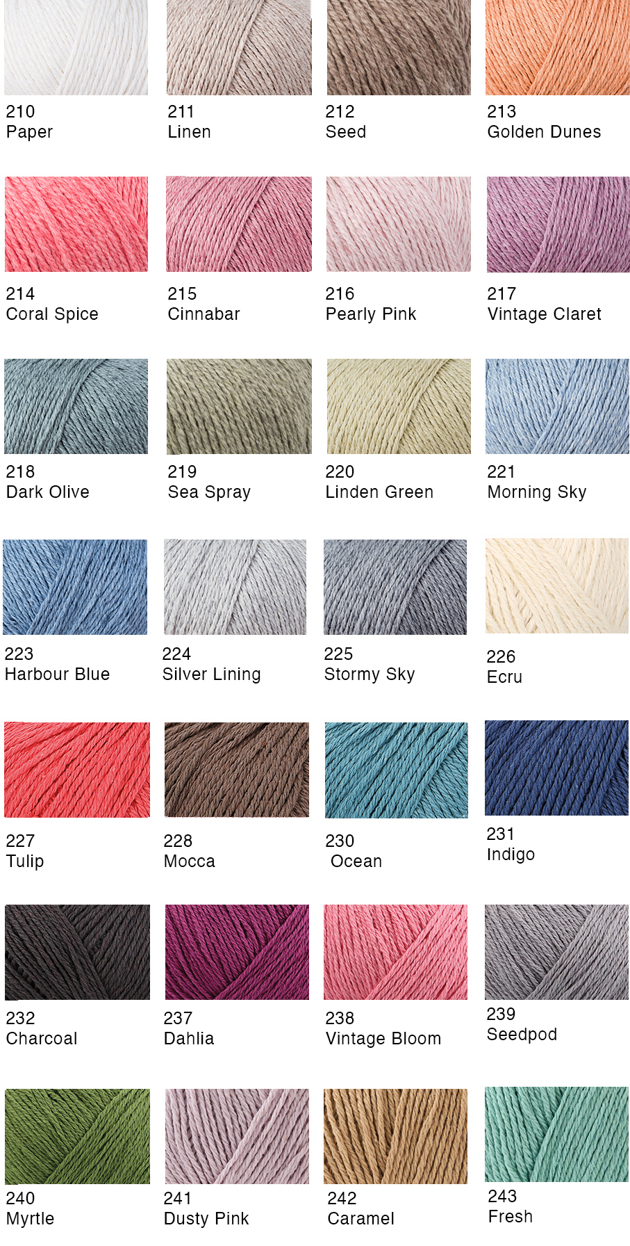 Cotton Cashmere breigaren | breiwol van Rowan Yarns, 85% katoen en 20% cashmere / kasjmier. Te koop bij wolwinkel de Afstap Amsterdam en in onze webshop.