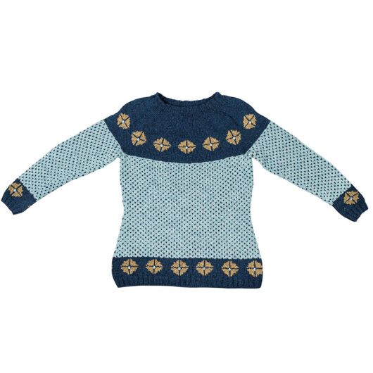 christel seyfarth rigger sweater blue