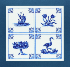 Delft blue classic tiles