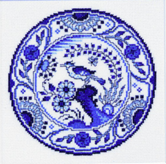 Delft blue plate
