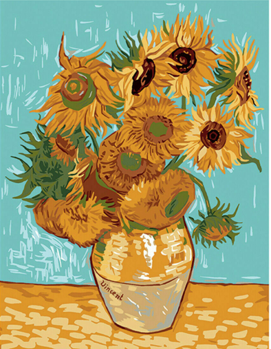 nchor Canvas: Royal Paris: Sunflowers by Van Gogh, Multi, 48 x 62cm