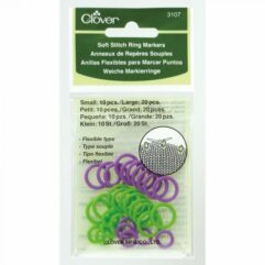 Clover soft stitch ring markers