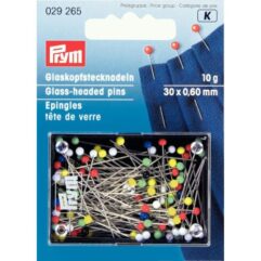 Prym Glass head pins / glaskopspelden Art Nr: 029265 de afstap