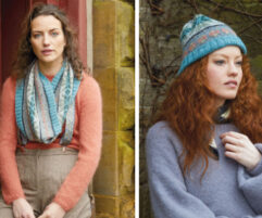 Rowan Ribbleden scarf + Moorbrook hat breipakket / yarn kit Ontworpen door Arne & Carlos Inclusief benodigd garen en patroon kopen bij de Afstap