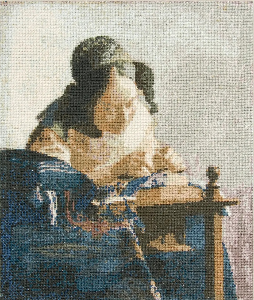 Louvre Collectie - The Lacemaker kruissteekpakket