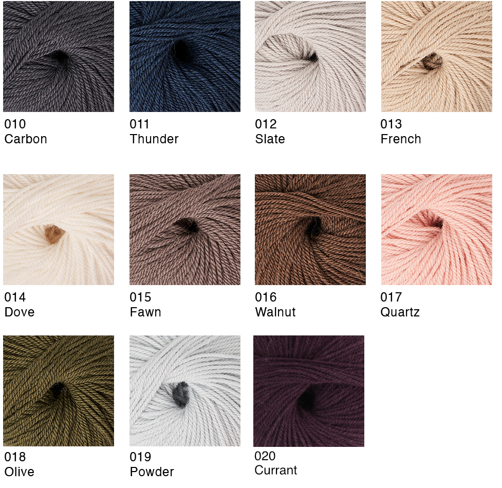 Rowan Mode Alpaca Wool breigaren kopen bij wolwinkel de Afstap Amsterdam en in onze webshop! shadecard