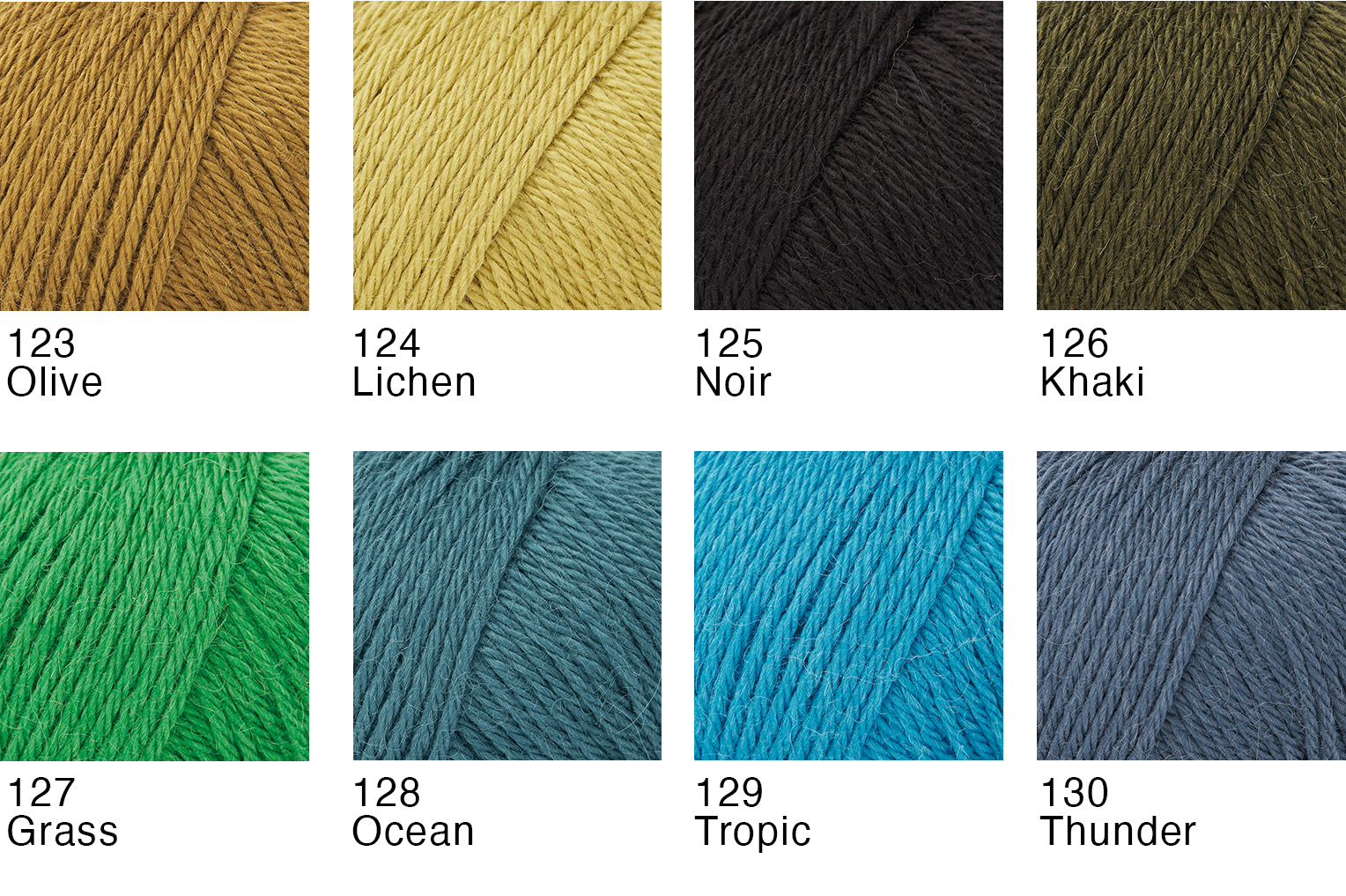 Rowan Pure Alpaca breigaren in alle kleuren kopen bij wolwinkel de Afstap Amsterdam en in onze webshop! shadecard