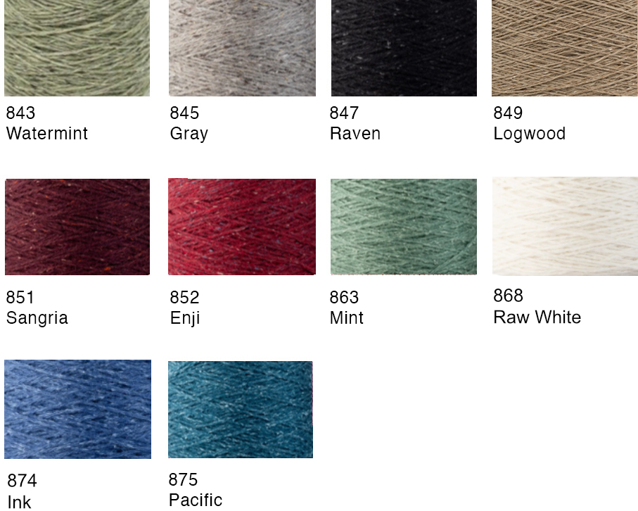 ITO Shimo yarn | breigaren | garen verkrijgbaar bij wolwinkel de Afstap in Amsterdam en in onze webshop! Samenstelling: 80% wol, 20% zijde shadecard