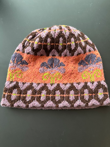 Fair Isle Hat - Spice - Afbeelding 3