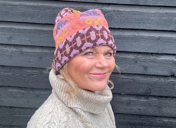 Fair Isle Hat / muts pastel Christel Seyfarth Inspirations kopen bij wolwinkel de Afstap Amsterdam en in onze webshop!