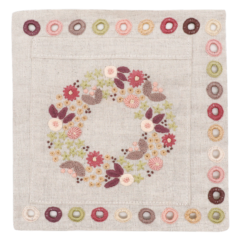 Tri-fils - Couronne fleurie