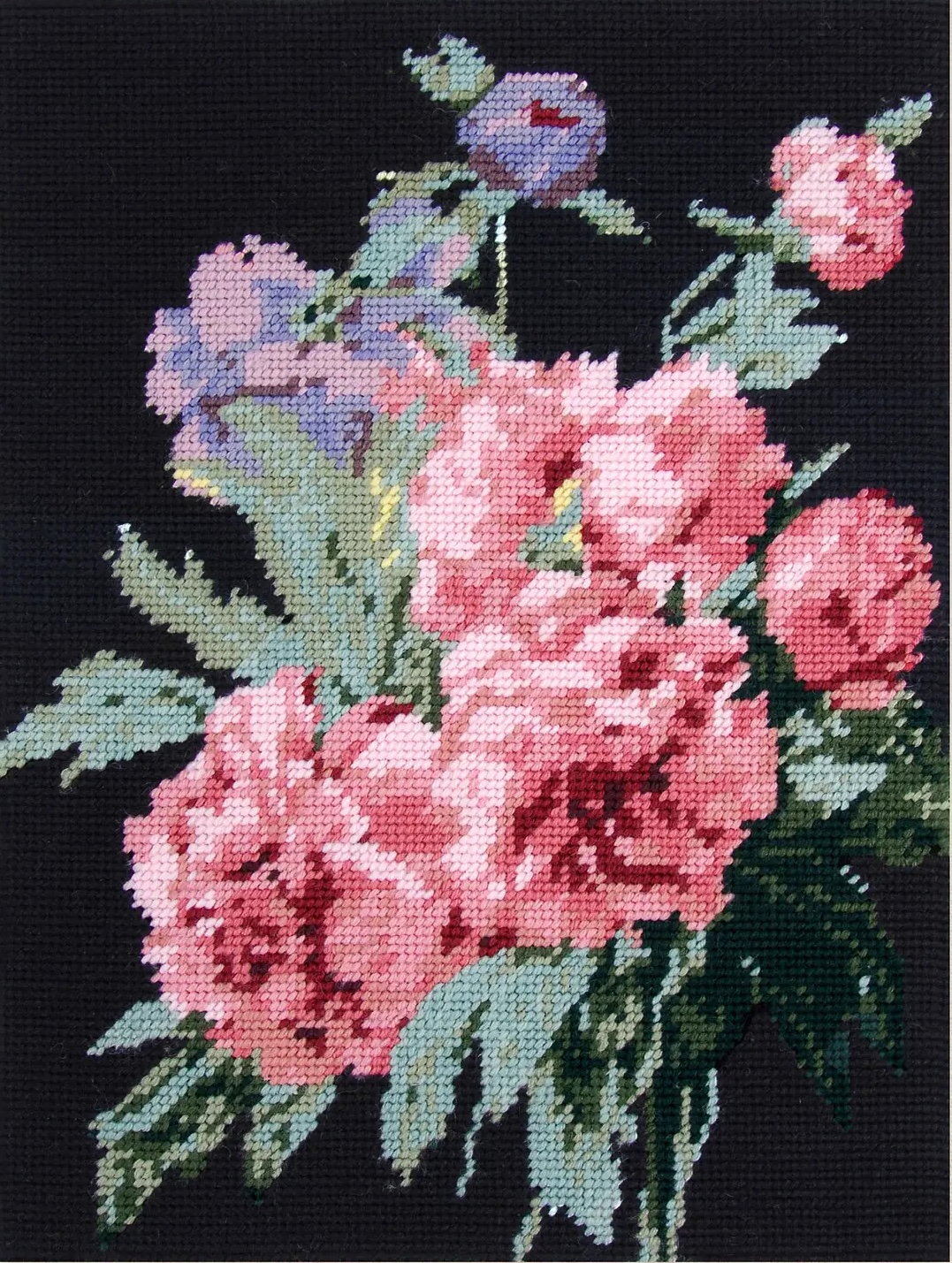 Peony Branches - Louvre Needlepoint Tapestry Kit