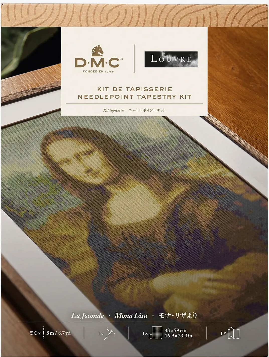 Mona Lisa - Louvre Needlepoint Tapestry Kit